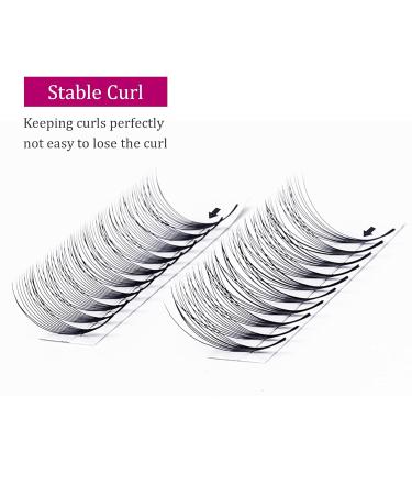 Premium 10D 0.07mm D Curl Russian Volume Eyelash Extensions | 11-19mm Premade Compartments for Stunning Volume - Buy Online on GoSupps.com