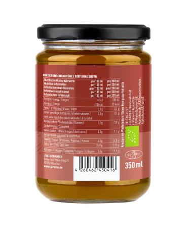 Organic Bone Broth - 4x350ml Collagen-Rich Cattle Broth | Paleo & Keto Friendly | No Additives | Pasture-Fed & Grass-Fed - Buy Online on GoSupps.com