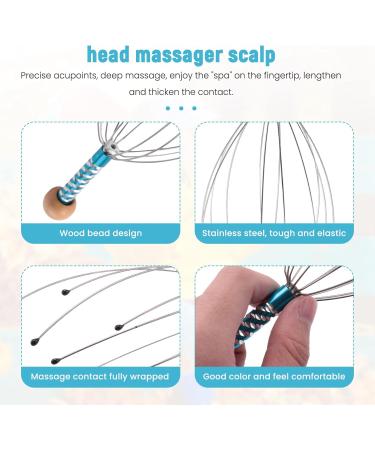Pyatofyy Head Massager - 12 Tines Scalp Massage Spider for Ultimate Relaxation | International Shipping Available - Buy Online on GoSupps.com