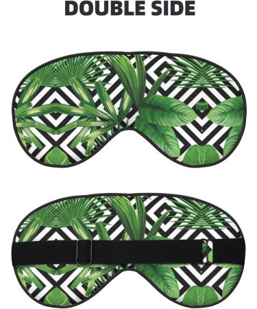 Unisex Tropical Palm Tree Eye Mask - Soft Comfort Sleep Shade for Travel Yoga & Shift Work - Buy Online on GoSupps.com