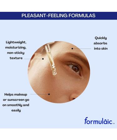 Formulaic Vitamin C Retinol & Hyaluronic Acid Serums Box Set | Hydrate Revitalize & Even Skin Tone | Perfect Skincare Gift | 3 Fl Oz - Buy Online on GoSupps.com
