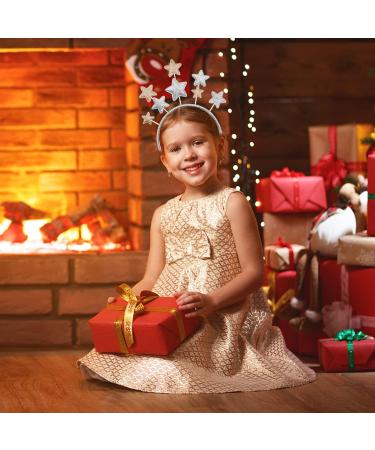 2 Pieces Five-pointed Star Headbands Shiny Star Headbands Hair Accessories Headbands Gold and Silver Headbands Headbands for Women Girls Suitable for Birthday Party Christmas - Buy Online on GoSupps.com