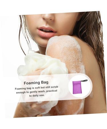 Buy Purple Nylon Bubble Net Bath Bag for Shampoo Bars Eco-Friendly Durable & Ideal for Travel - Buy Online on GoSupps.com