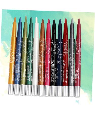 POPETPOP 12 Pcs Eye Liner Liquid Liner Waterproof Suit Eyeliner Pen Makeup Pen Liquid Eyeliner Highlight - Buy Online on GoSupps.com