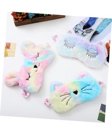 Shop Minkissy 3pcs Silk Eye Masks | Blindfold & Eye Patches for Sleep | Unicorn & Cartoon Designs | Comfortable Travel Eye Shades for Better Rest - Buy Online on GoSupps.com