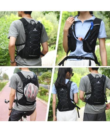 BBAIYULE 2L BPA Free Hydration Backpack | Ultralight Running Cycling & Hiking Bag | Adjustable Backpack with Drinking System for Men & Women | Includes 2 Drinking Bottles - Buy Online on GoSupps.com