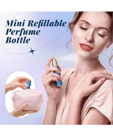 YIERSO 10ml Perfume Atomizer Travel Refillable Bottom-Filling Fragrances Perfumes Bottle Mini Cologne Dispenser Portable Sprayer Pocket Size for Women Men Cruise Car Trip Gift 0.34oz (Blue-10ml) - Buy Online on GoSupps.com