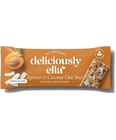 Deliciously Ella Apricot & Coconut Oat Bars - Gluten-Free Vegan Healthy Snack (50g, 16 Bars) - Buy Online on GoSupps.com