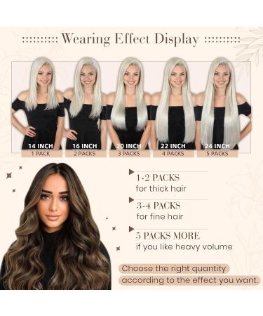 Buy Hetto Real Hair Tape Extensions - Balayage Brown #2/8/2 | Thick Remy Hair 55cm 50g - Buy Online on GoSupps.com