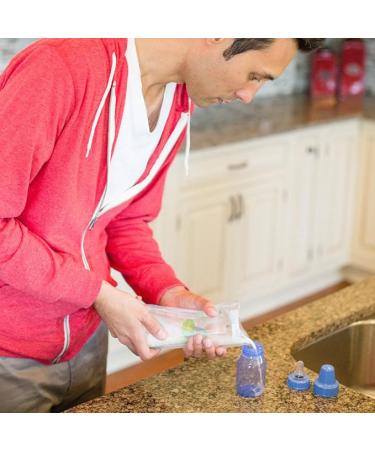 Evenflo Feeding Classic Clear Plastic Standard Neck Bottles 8oz - Pack of 12 (Teal/Green/Blue) | For Baby  Infant  and Newborn - Buy Online on GoSupps.com