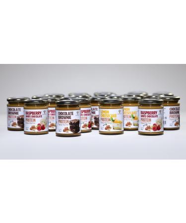 Protenuts Peanut Butter Whey Protein Raspberry White Chocolate Smooth (2x280g) no Palm Oil - Buy Online on GoSupps.com