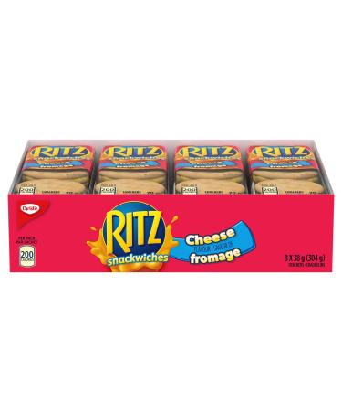 Ritz Snackwich Crackers Cheese Flavour (8x38g) 304g/10.7oz Imported from Canada