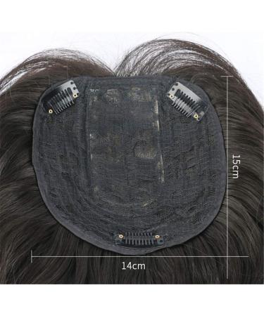 60cm Wavy Clip-in Hairpieces for Thin Hair - Brown/Black | International Shipping Available - Buy Online on GoSupps.com