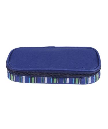 wemee Insulin Cooler Travel Case Diabetic Medication Organizer Medicals Cooler Bag Waterproof and Insulation Liner(Navy Blue)