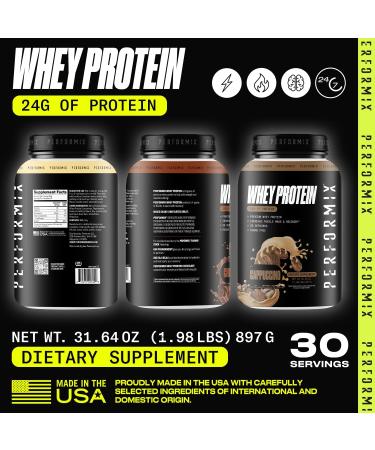 PERFORMIX - Whey Protein Isolate Blend - 24g of Protein - 5.4g of BCAAs - 110 Calories - Muscle Building & Post Workout Recovery - 100% Whey Protein Powder - 1.98 lbs - 30 Servings - Vanilla - Buy Online on GoSupps.com