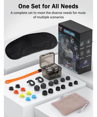 Quiet Ear Plugs - Colorful Noise Reduction Earplugs for Sleep Work Travel & Events | 25dB Hearing Protection - Buy Online on GoSupps.com