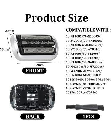 Roinaaid 73S Replacement Blade for Braun Series 7 Shaver | Compatible with 5764 7025S 7071cc - High-Quality Shaving Solution - Buy Online on GoSupps.com