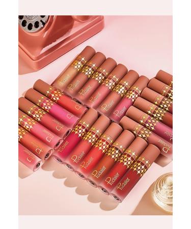 INTEROOKIE 24 Colors Matte Pearlescent Mist Face Non-Stick Cup Lip Glaze Liquid Lipstick Color (02) - Buy Online on GoSupps.com