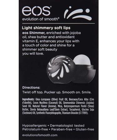 eos Shimmer Lip Balm Sphere - Pearl | Shimmering Hydration | 0.25 oz. - Buy Online on GoSupps.com