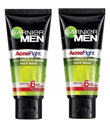 Garnier Men's Acno Fight Face Wash - 100ml (Pack Of 2)