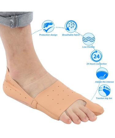 Dilwe Bunion Corrector - 2 Pack Ultra-Thin Breathable Toe Sleeves for Pain Relief - Comfortable Foot Support - Buy Online on GoSupps.com