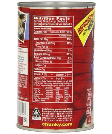 Campbell's Chunky New England Clam Chowder 18.8 oz - 3 Pack - Buy Online on GoSupps.com