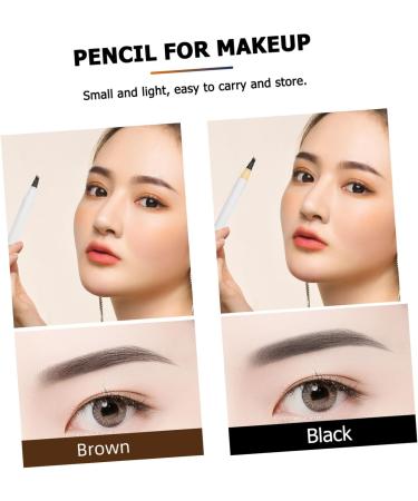 DOITOOL Eyebrows 4pcs Four Forked Eyebrow Pencil Cosmetic Very Fine Miss Brow - Buy Online on GoSupps.com