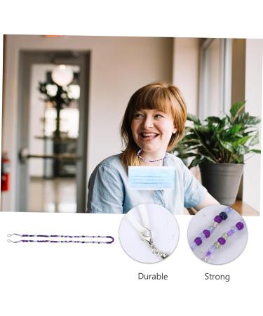 Collbath 2 PC Glasses Mask Chain & Earrings Holder - Multifunctional Glasses Rope & Face Mask Holder | 50 x 0.3cm - Buy Online on GoSupps.com
