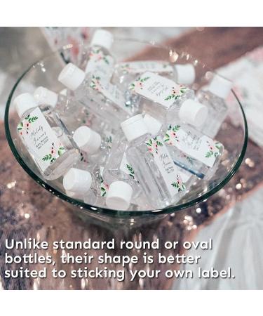 HULISEN 24 Pack 2 oz Clear Empty Hand Sanitizer Bottles | Travel Size Containers with Flip Cap | Refillable for Hand Sanitizer - Baby Shower Favor | Not for High Viscosity Liquids - Buy Online on GoSupps.com