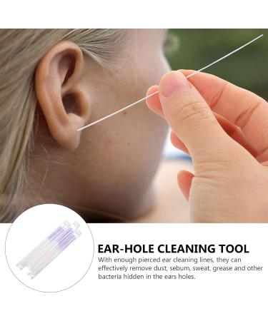 Healifty Earloch Cleaner - 180 One-Way Ear Care Tools for Piercing Aftercare | Violet | Perfect for Women & Men - Buy Online on GoSupps.com