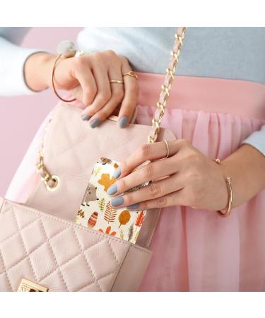 Travel Lipstick Organizer Case | Portable Makeup Bag with Mirror | Autumn Animal Leaf Pattern K264r6kpub - Buy Online on GoSupps.com