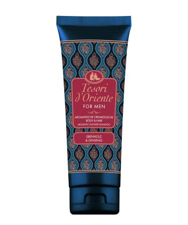 Lornamead Tesori dOriente Cream Shower Body & Hair Ebony and Ginseng for men aromatic cream shower for body and hair care ritual for body and senses 250 ml