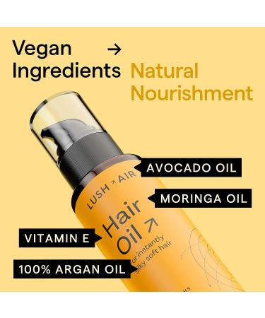 Argan Oil Hair Treatment for Nourishing Dry, Damaged Hair Growth - With Vitamin E for Strong, Frizz-Free Curls - Buy Online on GoSupps.com