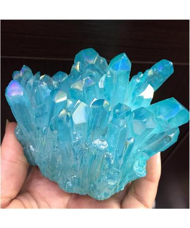 Natural Rock Crystal Clusters Colorful Angel Aura Electroplated Quartz Minerals Specimen Ornament Home Decorative Stone Flowers Quartz Stones Reiki Crystal Stone (Size : B/1kg) - Buy Online on GoSupps.com