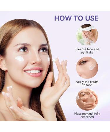Face Moisturizer Retinol Cream Neck Collagen Cream for Tightening Skin Anti Aging Day & Night Deep Facial Moisturizer for Women & Men Tighten and Lift Wrinkle - Buy Online on GoSupps.com