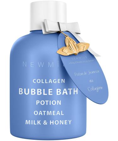 Collagen Bubble Bath - Long Lasting Bubbles Luxury Foaming Bath - Oatmeal Milk Honey - Moisturizing Relaxing Stress Relief Calming Self Care Spa Gift for Women Birthday Gifts Christmas