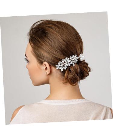 Housoutil Crystal Hair Accessories Hair Clip Hair Barrettes Wedding Decor Tiara Wedding Hair Accessories Hair Pin Rhinestone Bobby Pins Rhinestone Hair Comb Headgear Zinc Alloy Gem Bride - Buy Online on GoSupps.com
