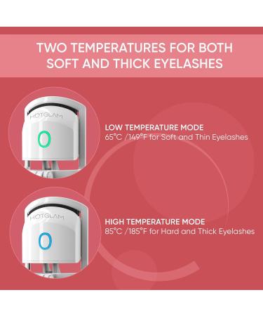 Electric Heated Eyelash Curler | Rechargeable Lash Curler for Long Lasting Results | Two Heating Modes for Effortless Beauty - Buy Online on GoSupps.com