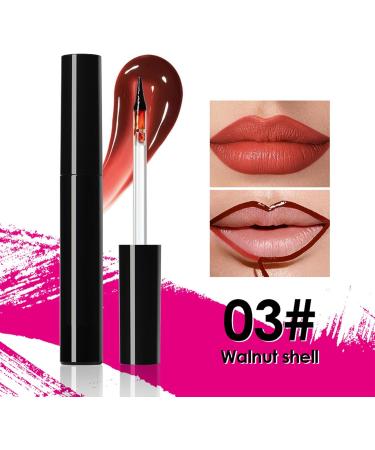 Tktouci Peeloff Lipliner Stain Removable Makeup Discoloration 6 Parts Highly Pigmented NonBreaking Lip Stain for Women and Girls - Buy Online on GoSupps.com