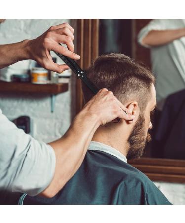 Buy Butterfly Comb - Stainless Steel Foldable Hair Styling Accessory | Barber Ridge Training Comb (Black) - Buy Online on GoSupps.com