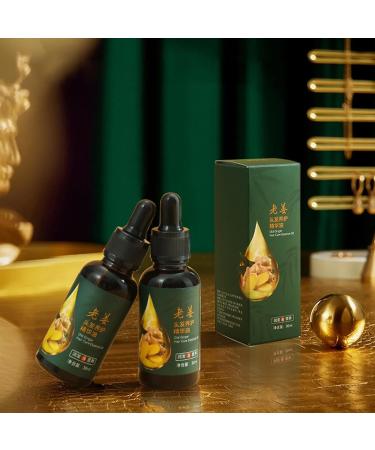 Ginger Oil - 30ml Natural Dense Hair Oil Plant Extract Moisturizing Women Hair Strengthening Oil | Non-Greasy Hair Growth Products for Women Men - Buy Online on GoSupps.com