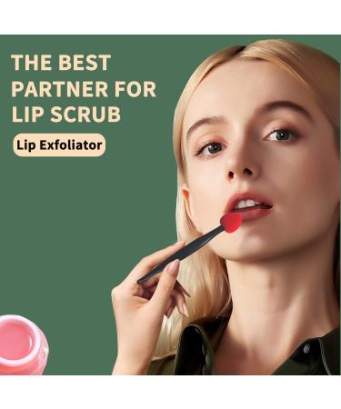 Silicone Lip Scrub Brush Exfoliator Tool - Double-Sided Lip Exfoliator Brush for Dark Lips - Buy Online on GoSupps.com