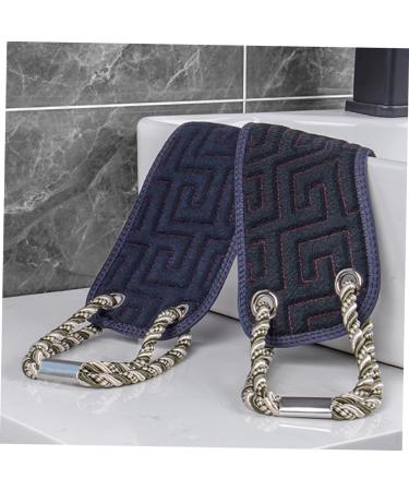 Buy 38-Inch Egyptian Loofah Back Scrubber - Double Sided Exfoliating Cloth for Men & Women | Long Handle Shower Back Washer - Buy Online on GoSupps.com