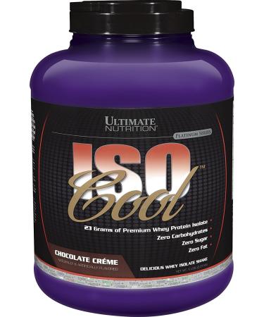 Ultimate Nutrition ISO Cool Whey Isolate Protein Powder - Keto-Friendly - Sugar Carb and Fat-Free - 23 Grams of Protein Per Serving Chocolate 5 Pounds