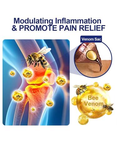 AEEHFENG ODALIT Botulinum Toxin & Bee Venom Cream Professional Bee Venom Cream for Arthritis ODALIT Bee Venom Pain-Relief Bone Healing Cream-50G for Neck Waist Back Feet Hand and Leg (4 Bottle) - Buy Online on GoSupps.com