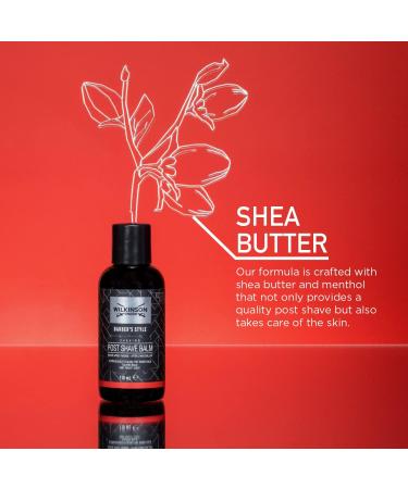 Wilkinson Sword Barber's Style Men's Post Shave Balm 118ml - Soothing After Shave Treatment - Buy Online on GoSupps.com
