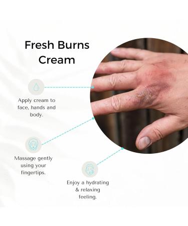 Merja Herbs Natural Burn Repair Cream with essential oils - Skin Repair & Burn Relief cream - Soothing Natural cream - 55ml 1.86oz (Pack of 1) 1.86 Fl Oz (Pack of 1) - Buy Online on GoSupps.com