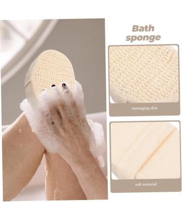 Beaupretty Cotton Linen Bath Towel Bathing Scrubber Shower Exfoliator Bath Brush Pad Bathing Brush Bath Scrubbing Sponge Shower Brush Bath Sponge Sponges Bath Scrubber Brush Body Bath Flower - Buy Online on GoSupps.com