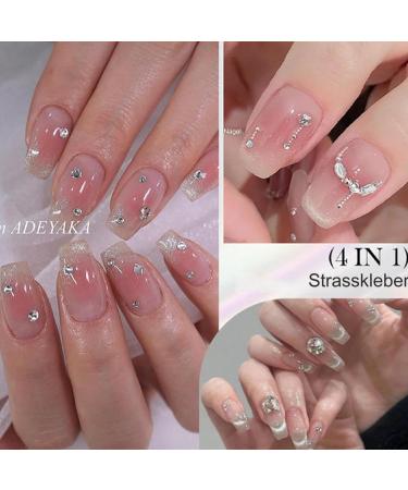 UV Nail Glue - Soft Gel for Broken Nails and Rhinestones - UV Gel Glue for False Nails Gel Nails and Decorations 15ml Glue for Pressed Nails Concealers and Manicure Accessories Pr - Buy Online on GoSupps.com