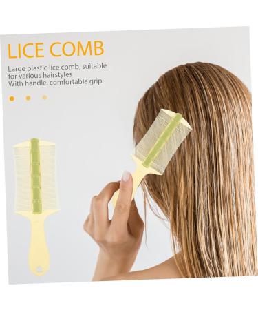 Peigne Antipelliculaire Double Face Dents Fines en Plastique pais Lot de 6 Grosse Taille avec Manche Ergonomique pour limination des Lentes et Poux Usage Familial Gar on - Buy Online on GoSupps.com